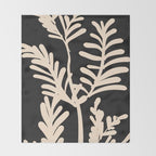 Abstract Minimal -Plant 6/2 Throw Blanket Gallery Image 2