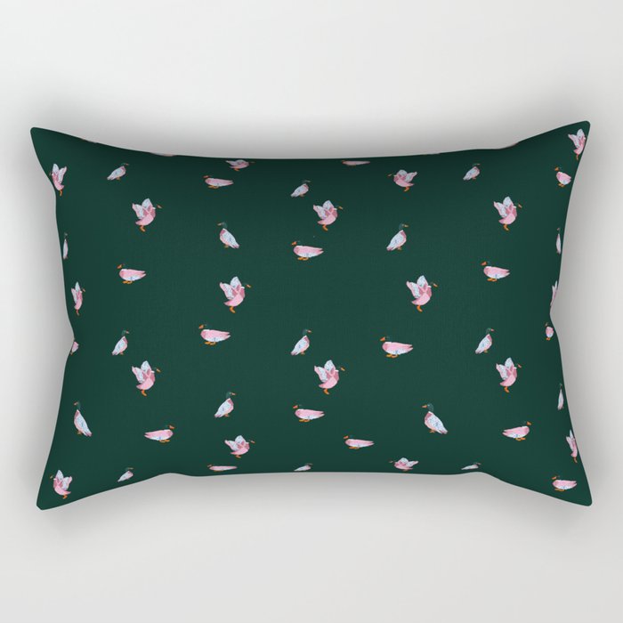Preppy Duck I Rectangular Pillow Gallery Image 2