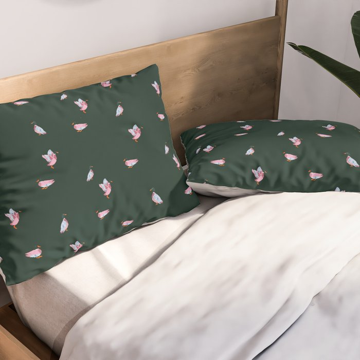 Preppy Duck I Pillow Sham Gallery Image 2