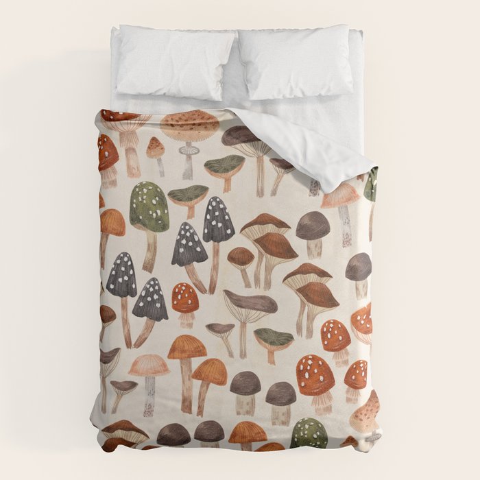 Mushrooms Duvet Cover Gallery Image 1