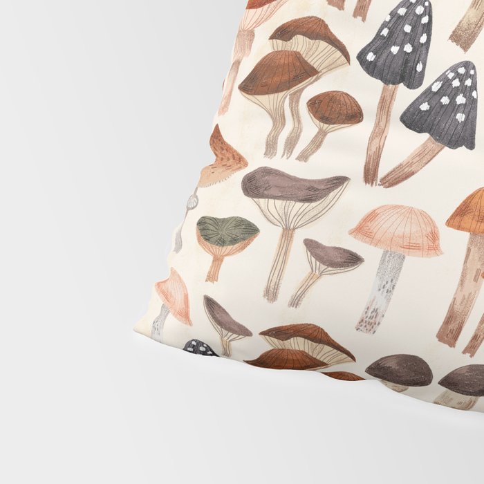 Mushrooms Pillow Sham Gallery Image 4