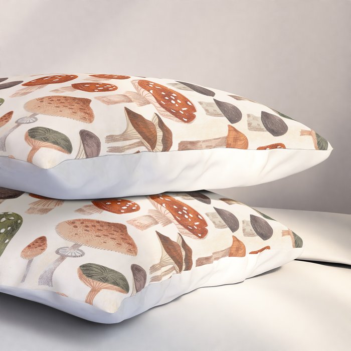 Mushrooms Pillow Sham Gallery Image 3
