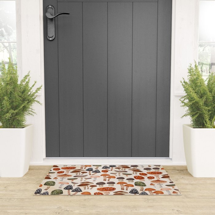 Mushrooms Welcome Mat Gallery Image 3