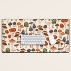 Mushrooms Desk Mat Gallery Image 1