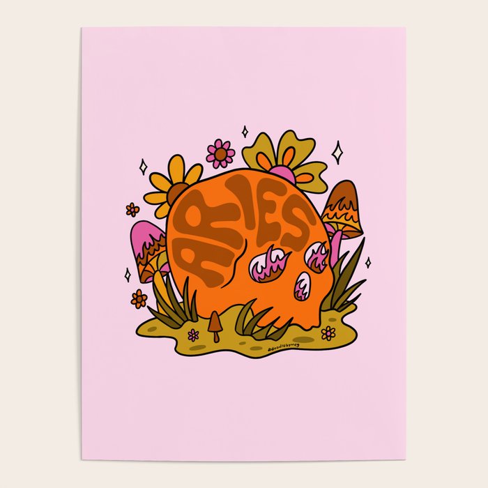 Aries Skull Poster Gallery Image 1