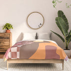 Abstract Swirls with Check Comforter Gallery Image 3