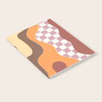 Abstract Swirls with Check Notebook Gallery Image 2