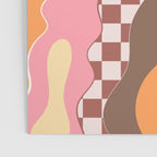 Abstract Swirls with Check Poster Gallery Image 3