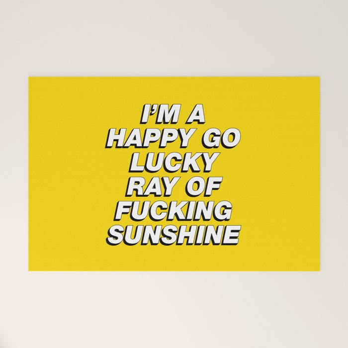 Ray of Sunshine Welcome Mat Gallery Image 1