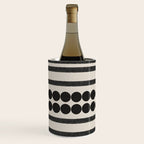 Abstract Woodblock Art Wine Chiller Gallery Image 1