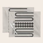 Abstract Woodblock Art Placemat Gallery Image 1