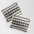 Abstract Woodblock Art Pillow Sham Gallery Image 3