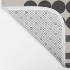 Abstract Woodblock Art Bath Mat Gallery Image 2
