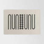 Abstract Woodblock Art Rug Gallery Image 2