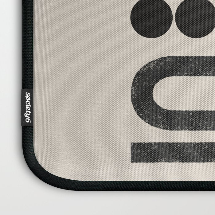 Abstract Woodblock Art Laptop Sleeve Gallery Image 3