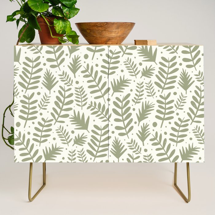 Modern Foliage . Lush Green Credenza Gallery Image 1