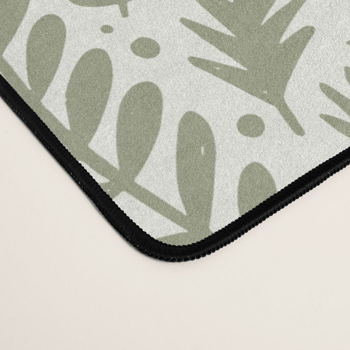 Modern Foliage . Lush Green Desk Mat Gallery Image 4