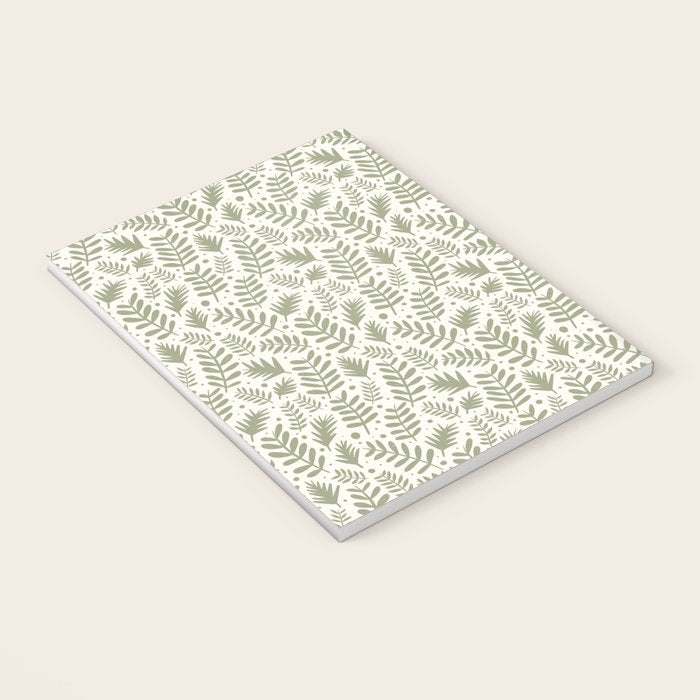 Modern Foliage . Lush Green Notebook Gallery Image 3