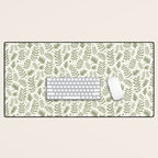 Modern Foliage . Lush Green Desk Mat Gallery Image 1