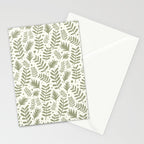 Modern Foliage . Lush Green Stationery Card Gallery Image 2