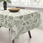 Modern Foliage . Lush Green Tablecloth Gallery Image 3