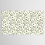 Modern Foliage . Lush Green Tablecloth Gallery Image 2