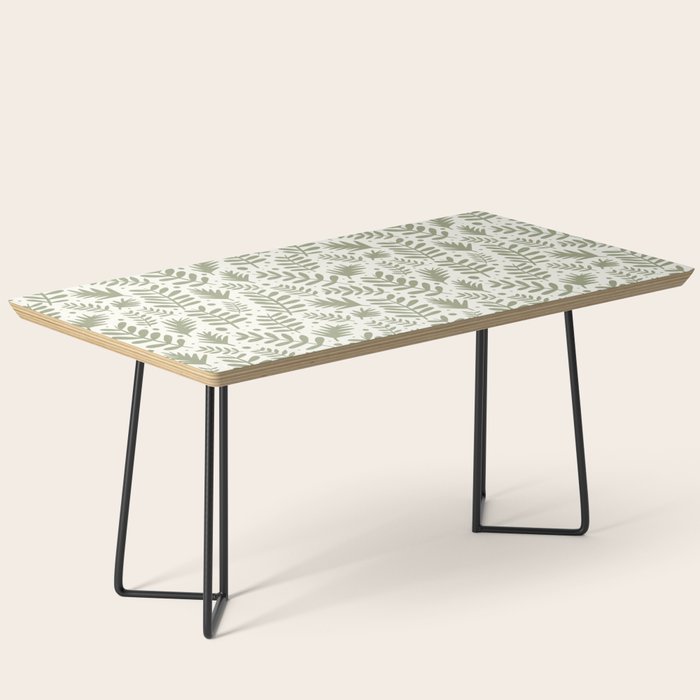 Modern Foliage . Lush Green Coffee Table Gallery Image 1