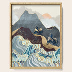 Metallic Waves Serving Tray Gallery Image 1