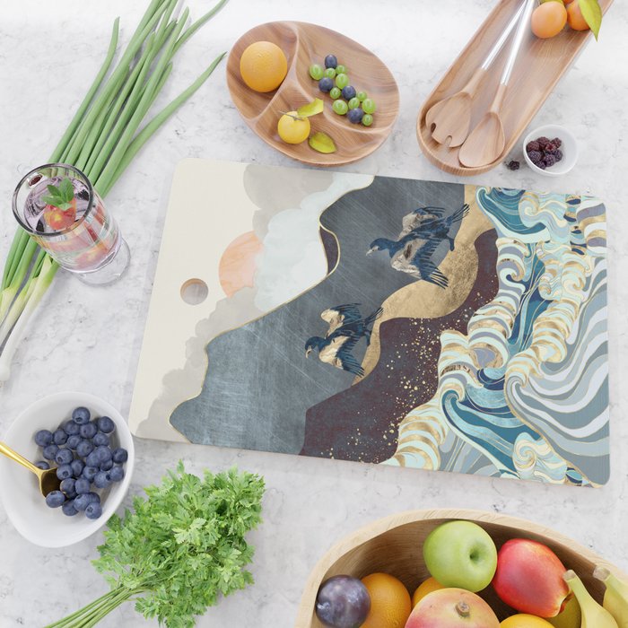 Metallic Waves Cutting Board Gallery Image 2