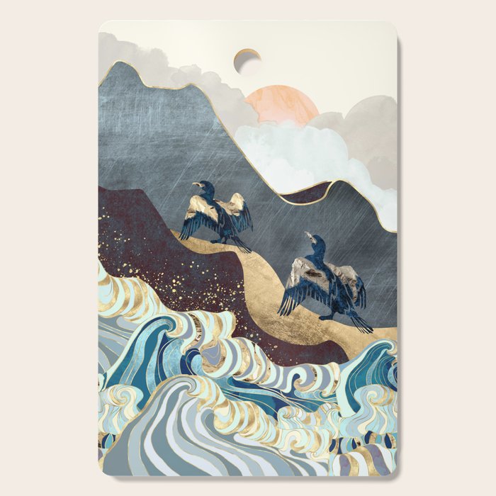 Metallic Waves Cutting Board Gallery Image 1