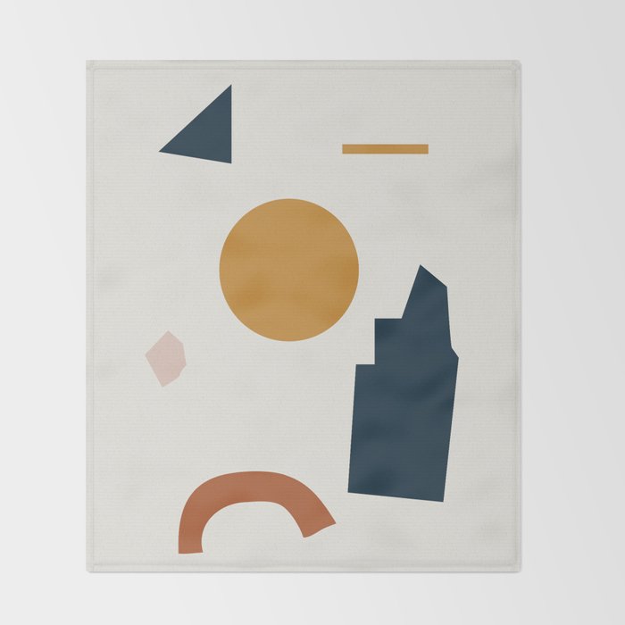 Abstract Shapes 8 Throw Blanket Gallery Image 2