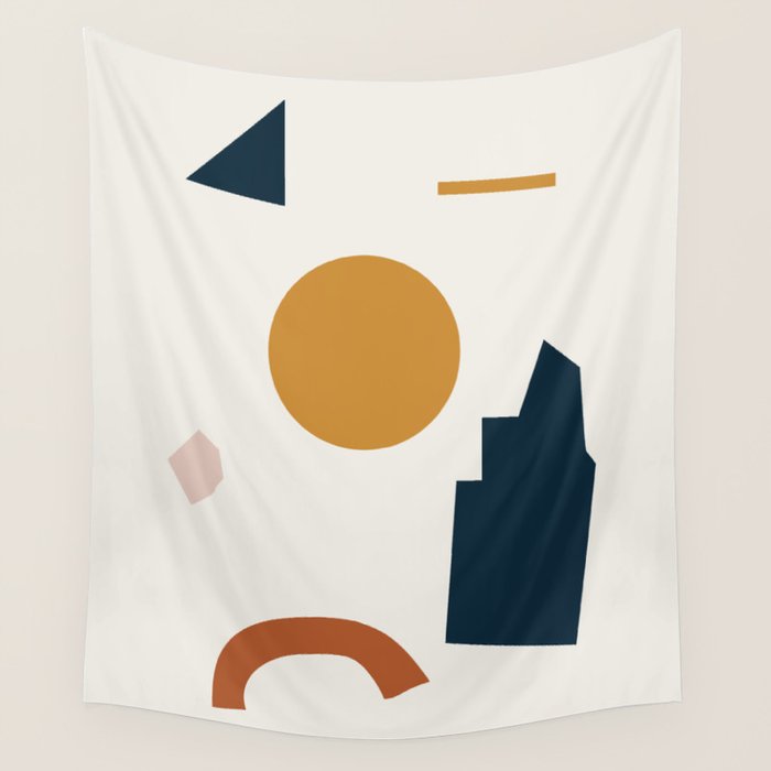 Abstract Shapes 8 Wall Tapestry Gallery Image 4