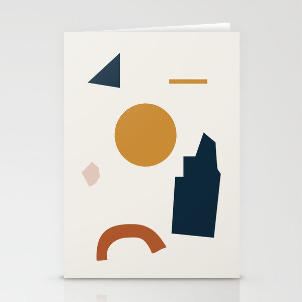 Abstract Shapes 8 Stationery Card Gallery Image 2