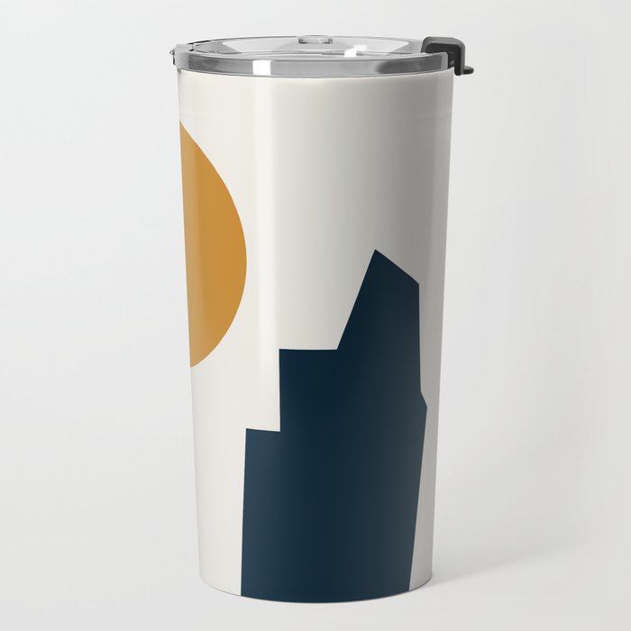 Abstract Shapes 8 Travel Mug Gallery Image 2