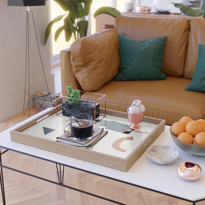 Abstract Shapes 8 Serving Tray Gallery Image 2