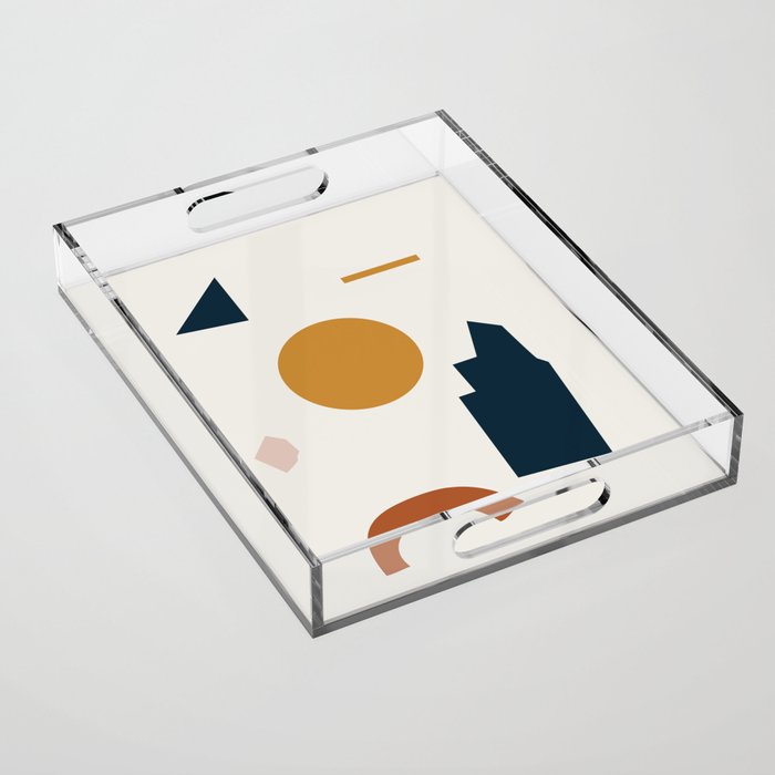 Abstract Shapes 8 Acrylic Tray Gallery Image 1