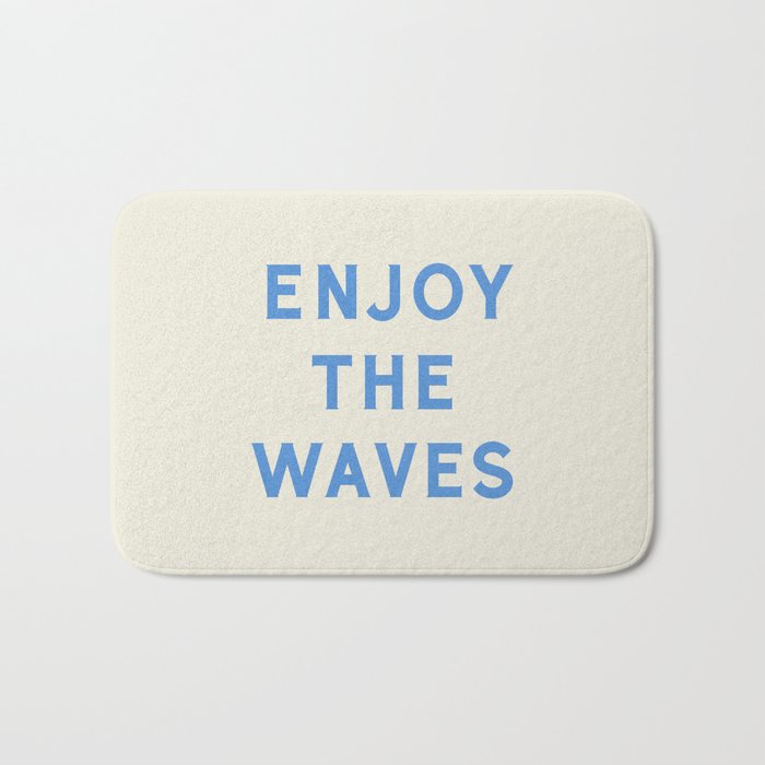 Enjoy The Waves Bath Mat Gallery Image 1