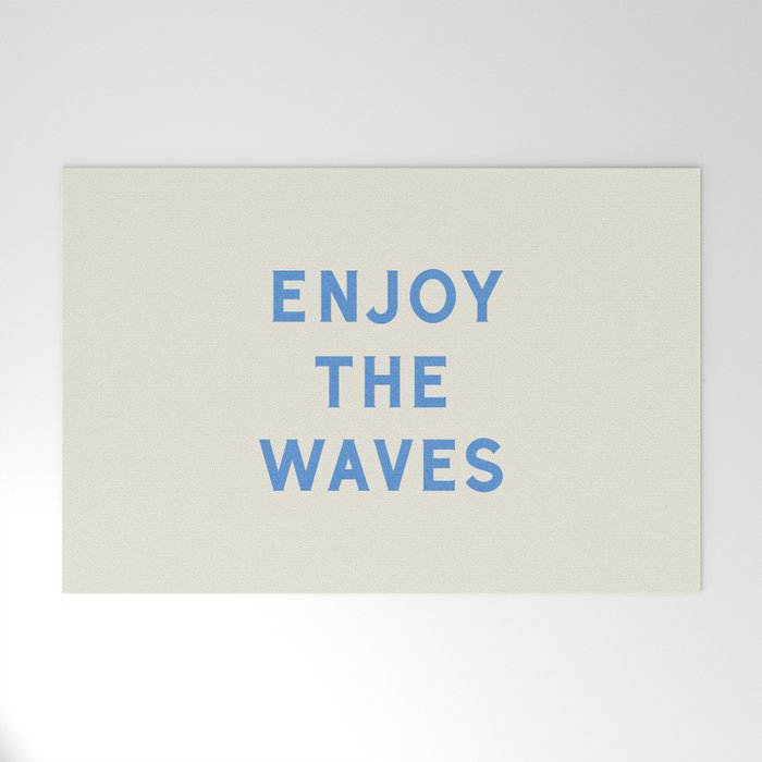 Enjoy The Waves Welcome Mat Gallery Image 1