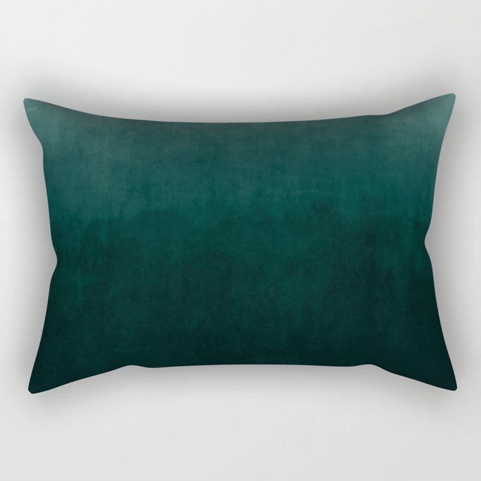Ombre Emerald Rectangular Pillow Gallery Image 1