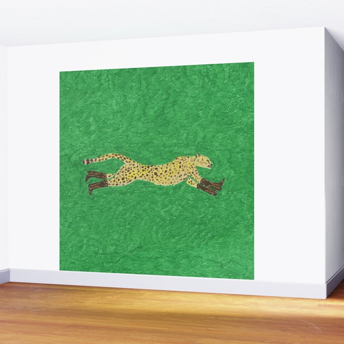 Florence the Cowgirl Cheetah Wall Mural Gallery Image 2