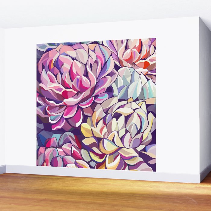Peonies Wall Mural Gallery Image 2