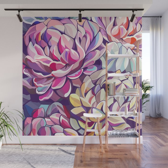 Peonies Wall Mural Gallery Image 1