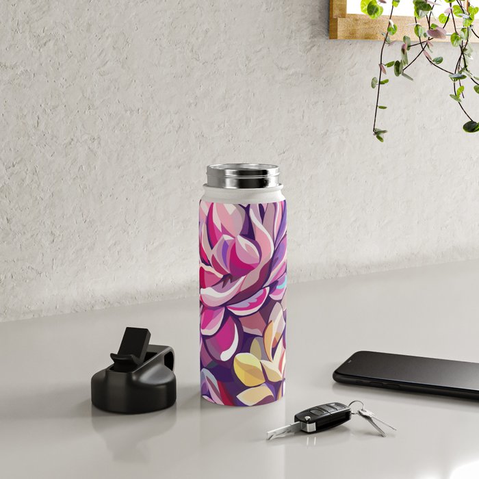 Peonies Water Bottle Gallery Image 4