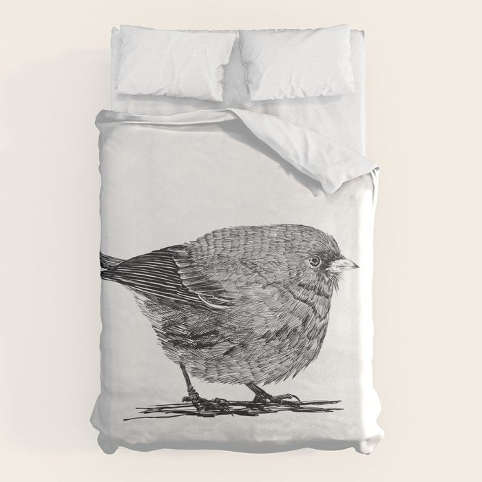 Vintage bird illustration  Duvet Cover Gallery Image 6