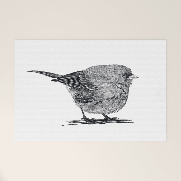 Vintage bird illustration  Welcome Mat Gallery Image 1