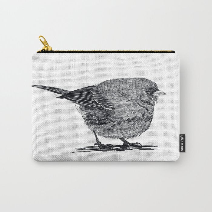 Vintage bird illustration  Carry All Pouch Gallery Image 1