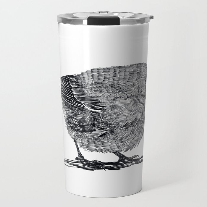 Vintage bird illustration  Travel Mug Gallery Image 1