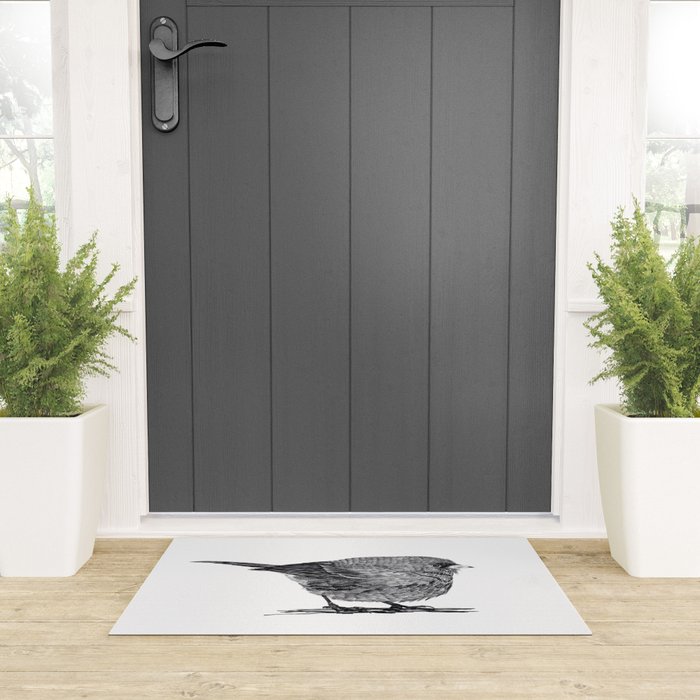 Vintage bird illustration  Welcome Mat Gallery Image 3