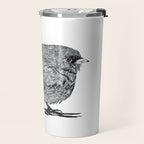 Vintage bird illustration  Travel Mug Gallery Image 2