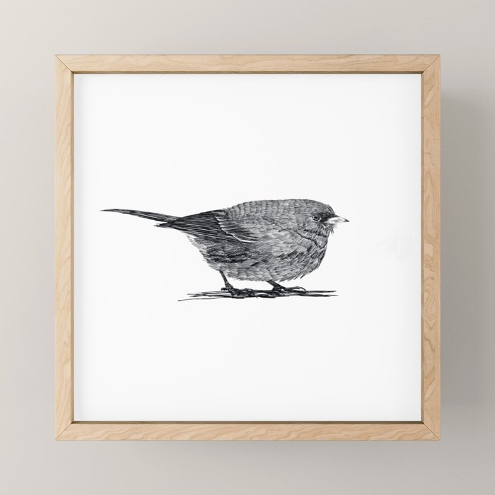 Vintage bird illustration  Mini Art Print Gallery Image 1